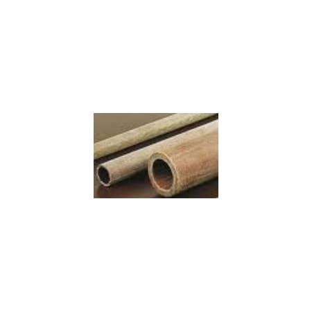 Professional Plastics Natural Linen Phenolic Tube, 1.500 ID X 1.750 OD, 4 FT TLINNA1.500X1.750-4